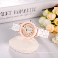 Yiwu Lieferant einfache keramische Damen Großhandel Armbanduhr